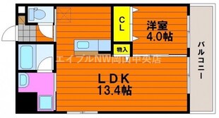 ピアグロリア東古松の物件間取画像